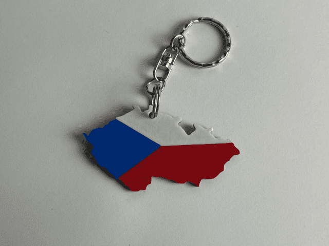 Ország mintájú kulcstartók