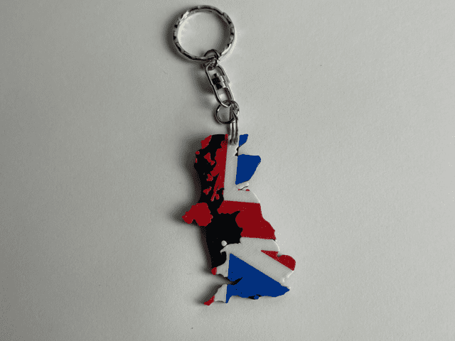 Ország mintájú kulcstartók