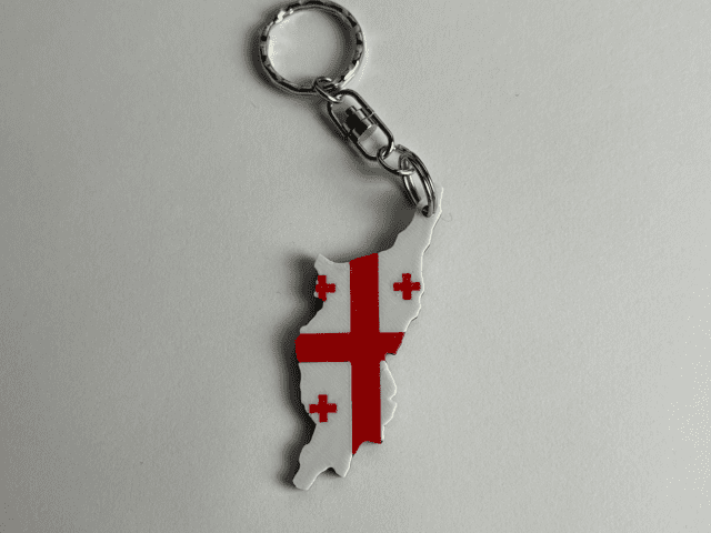 Ország mintájú kulcstartók