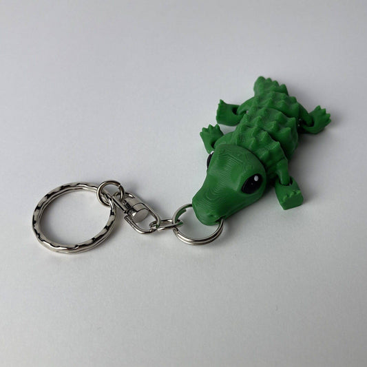 Krokodil kulcstartó