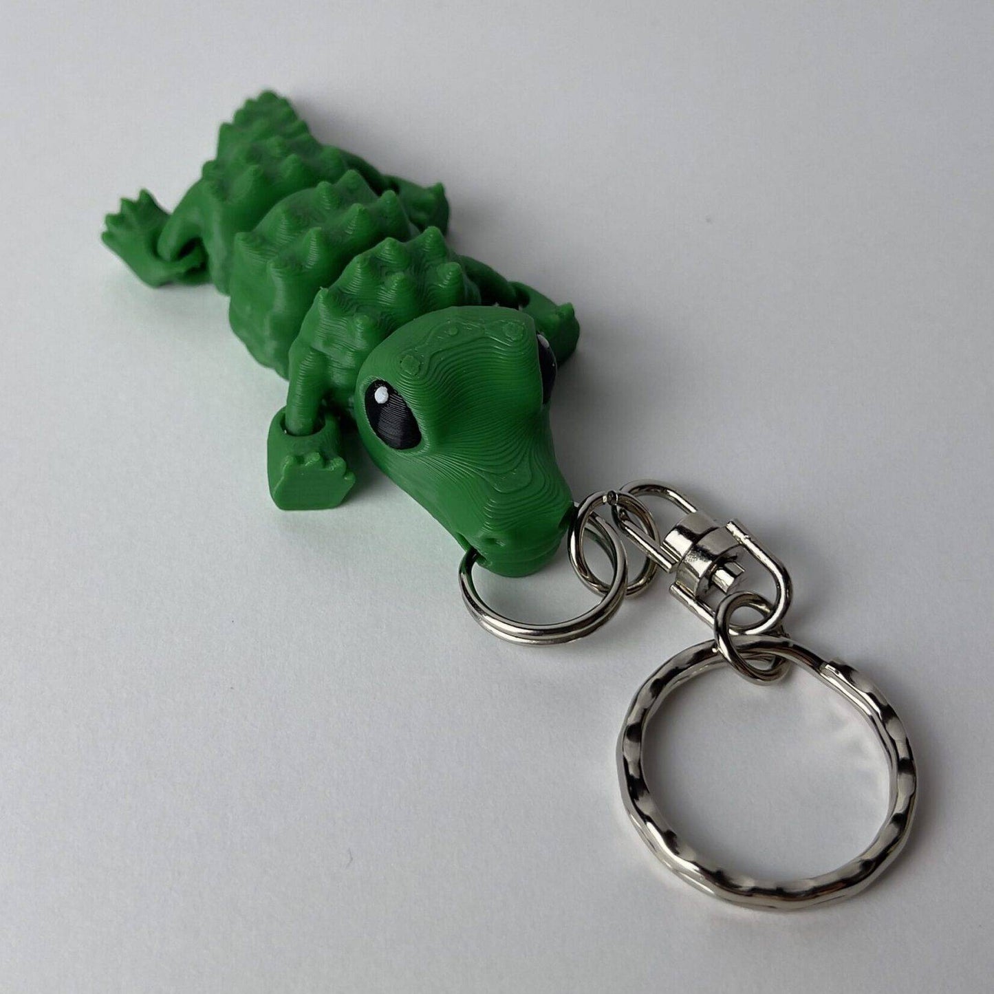 Krokodil kulcstartó