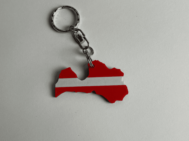 Ország mintájú kulcstartók