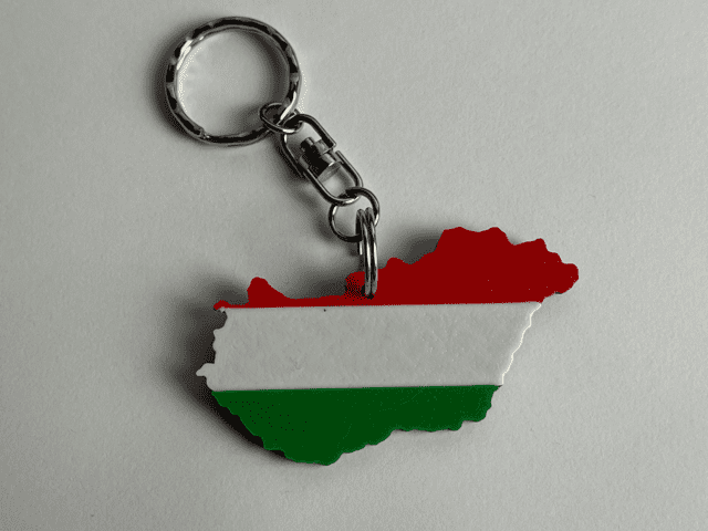 Ország mintájú kulcstartók