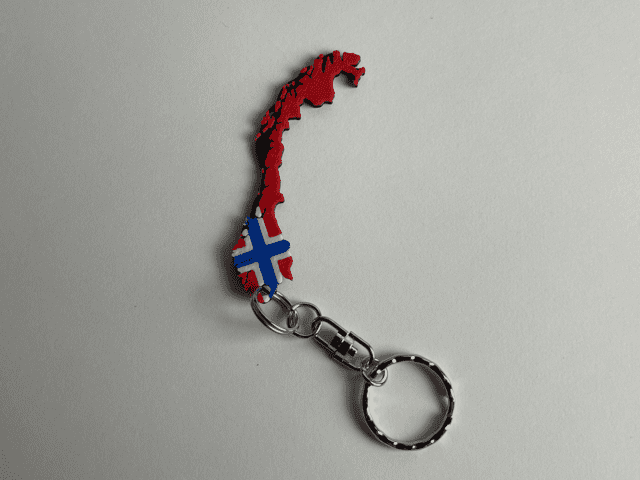 Ország mintájú kulcstartók
