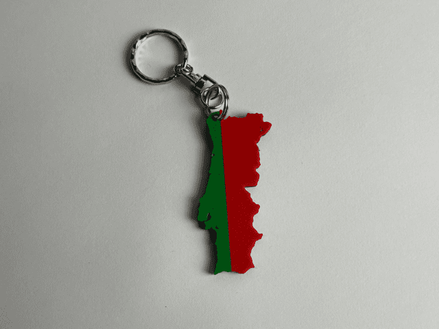 Ország mintájú kulcstartók