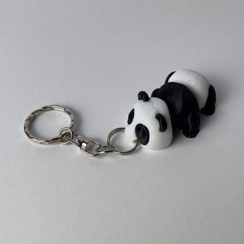Panda kulcstartó